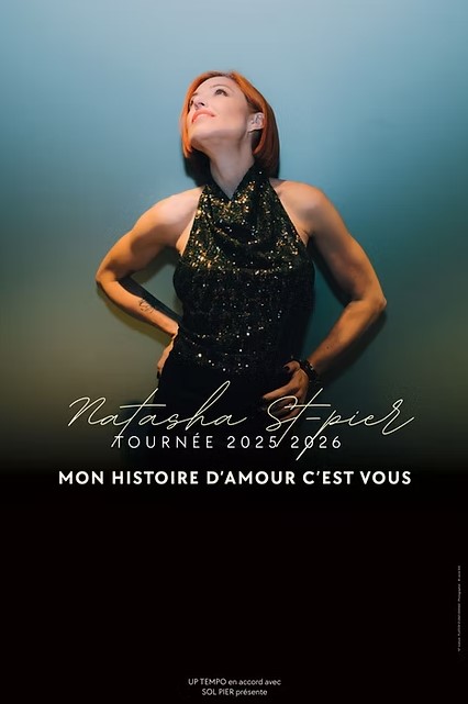 Natasha St-Pier - Mon histoire d'amour c'est vous — visuel événement