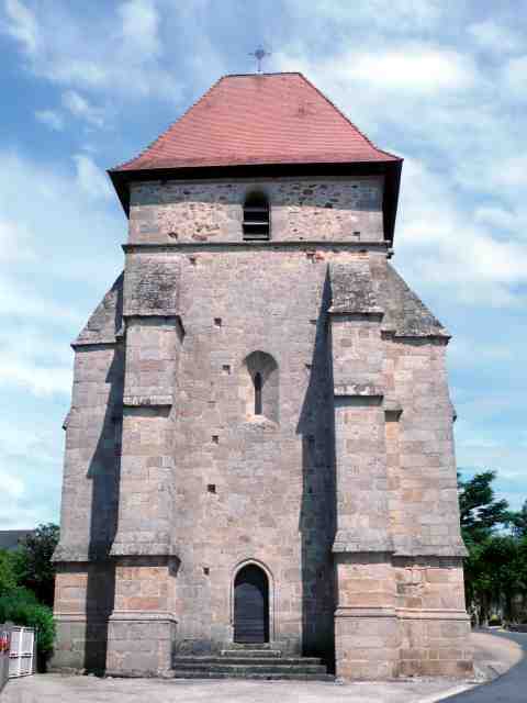 Visite du chantier de restauration de l’église de Neuvic-Entier, Neuvic-Entier