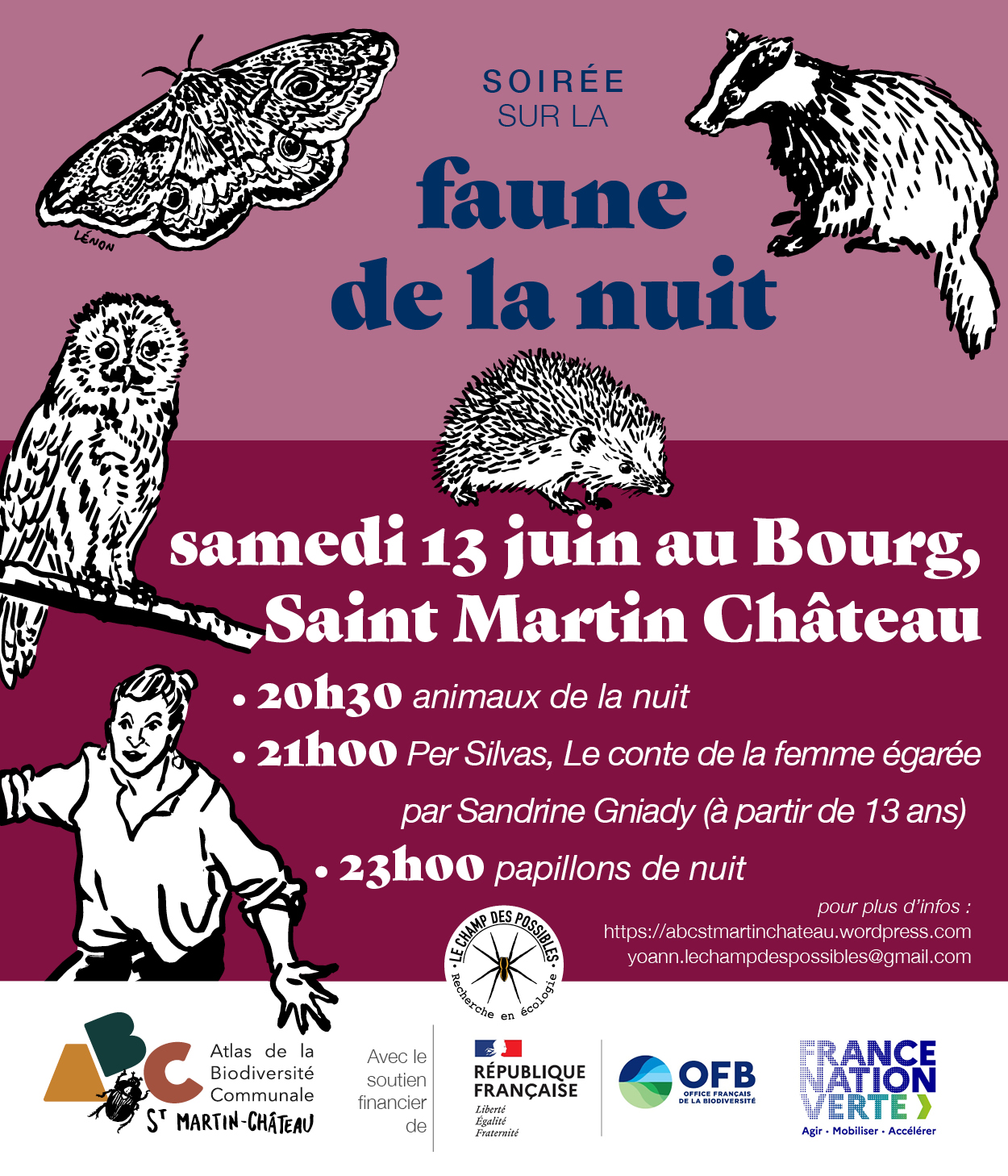 Soirée sur la faune de la nuit