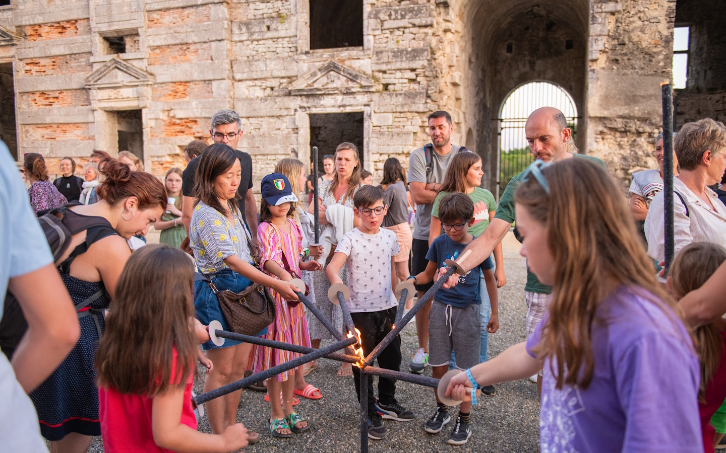 La magie des flambeaux, soirée nocturne en famille