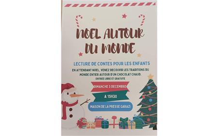 Noël autour du monde : lecture de conte pour les enfants Noël autour du monde : lecture de conte pour les enfants