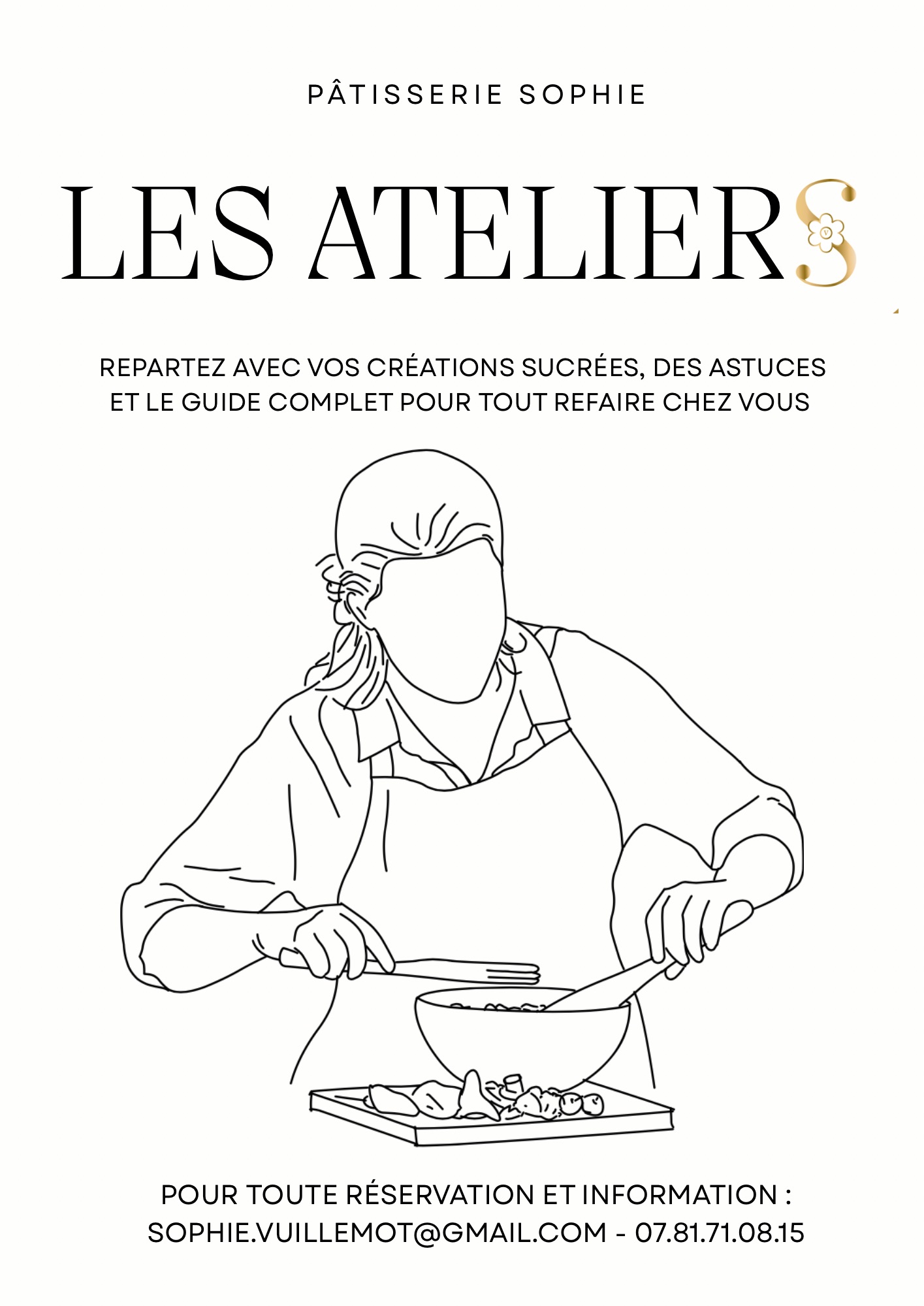 Les ateliers pâtisserie sophie