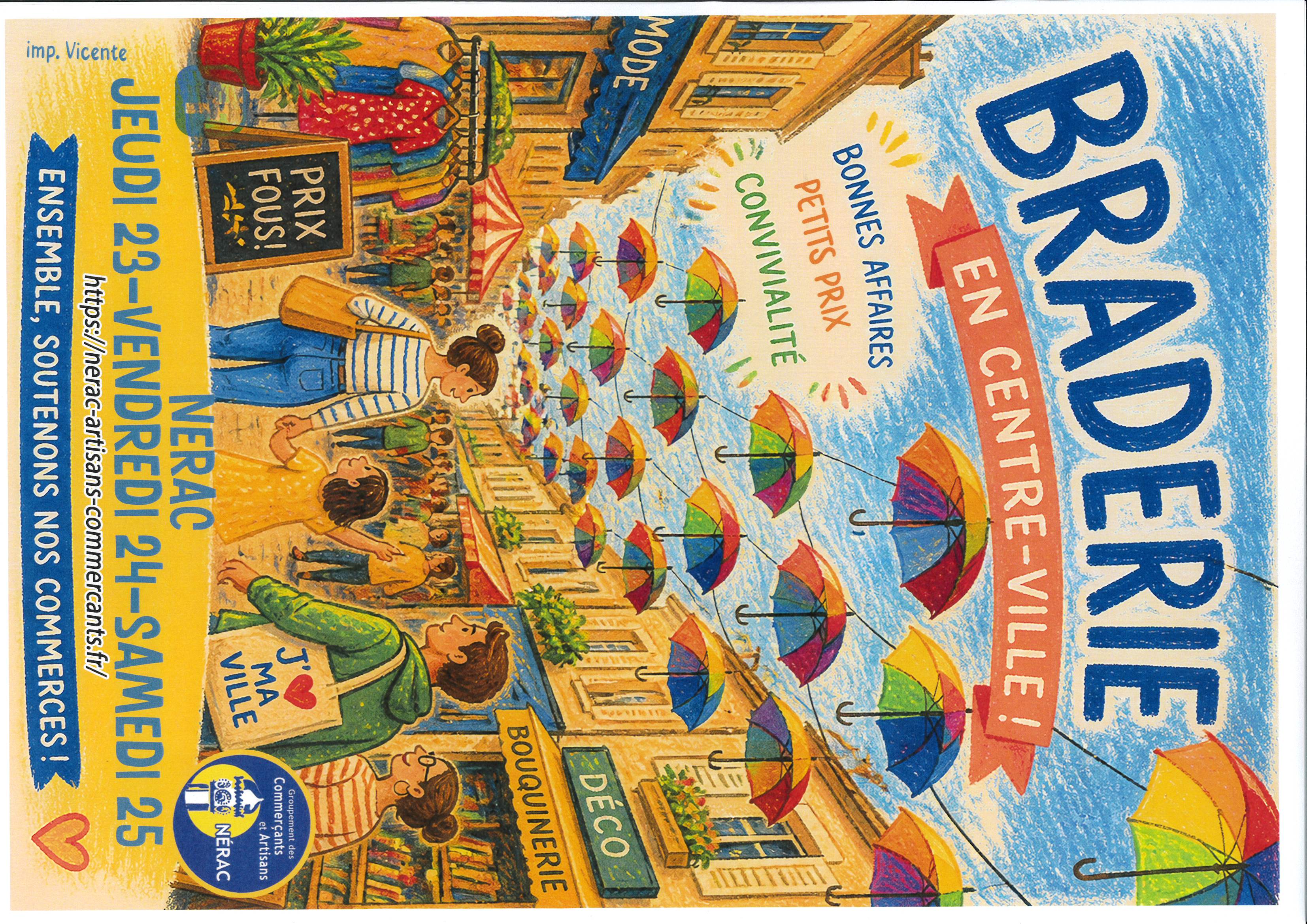 Braderie en centre ville - Nérac