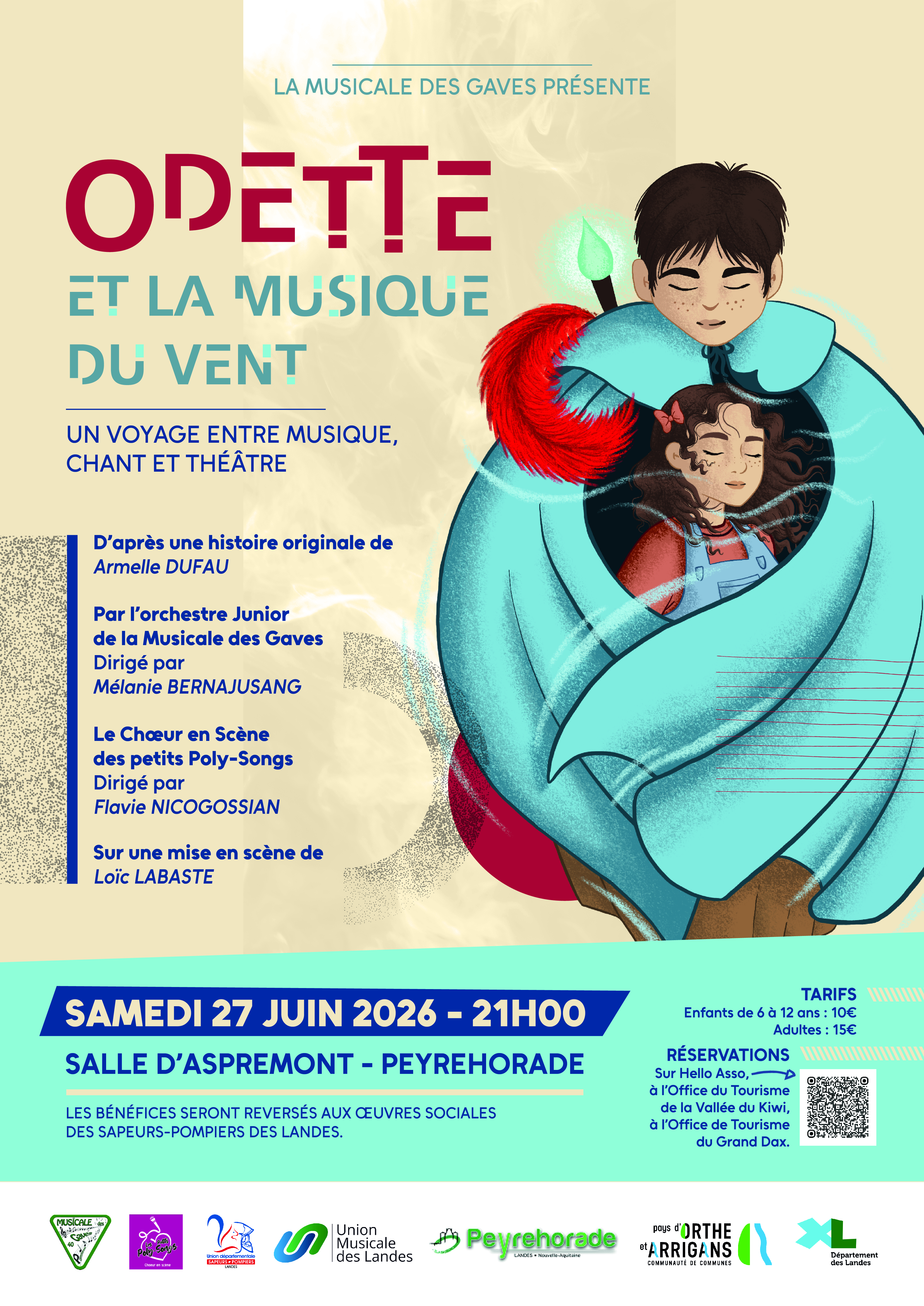 Spectacle Odette et la musique du vent — visuel événement