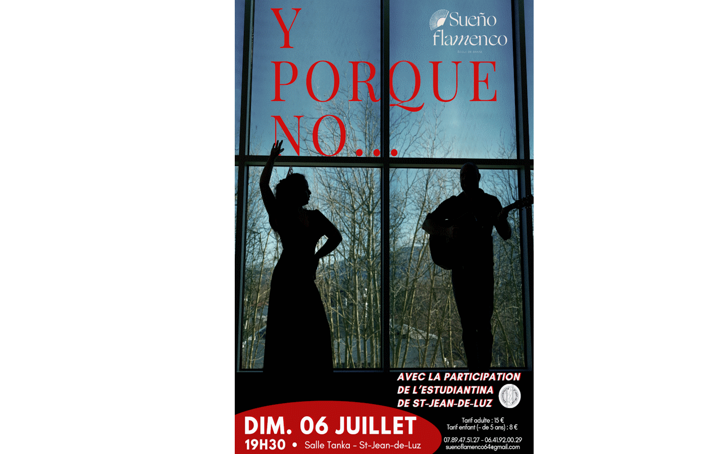 Spectacle de fin d'année de l'association Sueño Flamenco — visuel événement