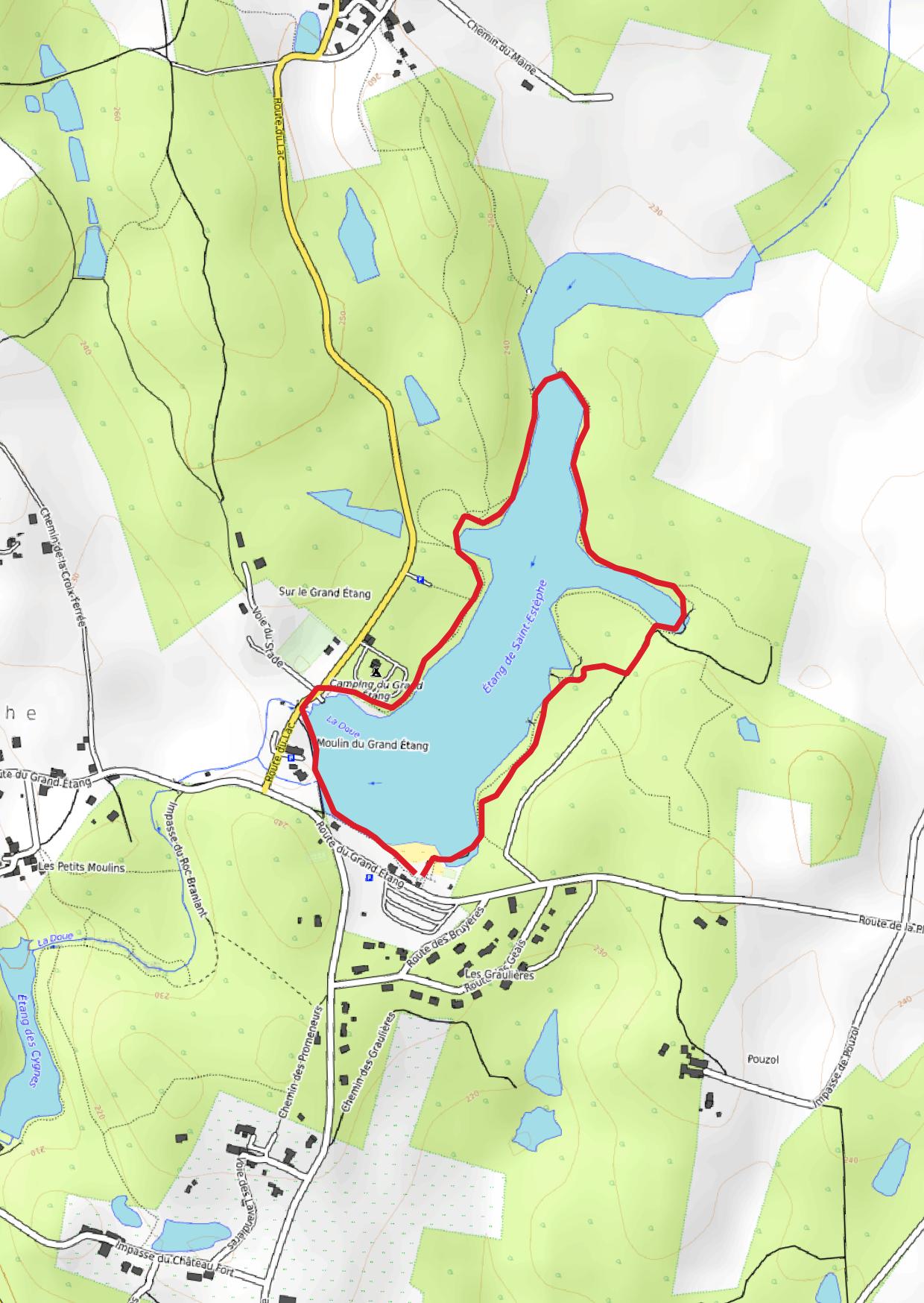 Saint-Estephe en Ecomobilité - Pêche et légendes autour du lac