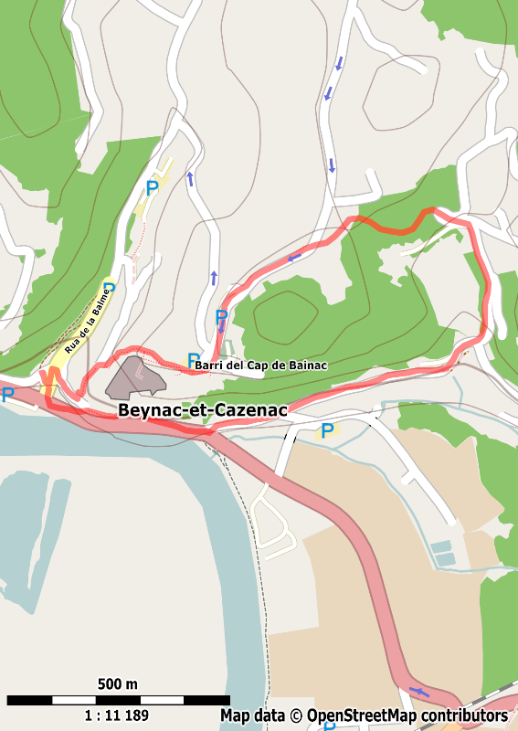 Boucle des Cygnes Noirs, Beynac-et-Cazenac