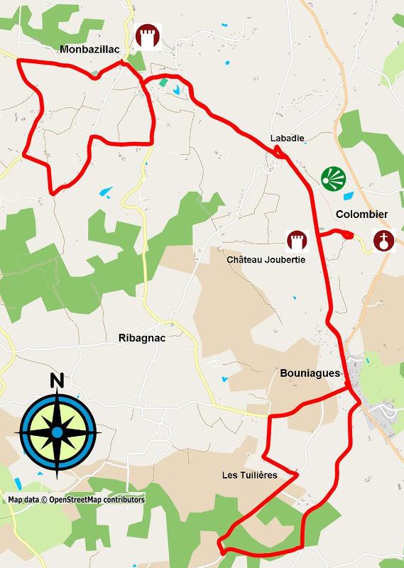 A vélo autour de Monbazillac, Monbazillac