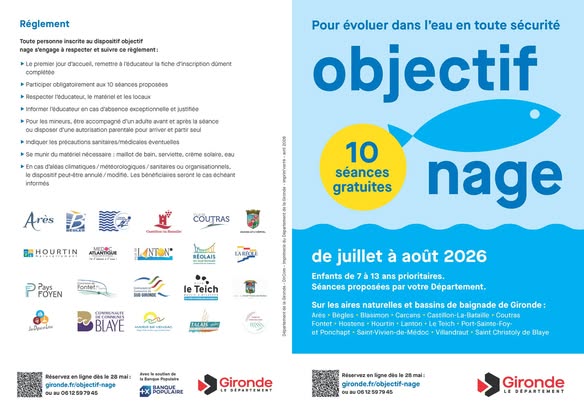 Objectif nage, Port-Sainte-Foy-et-Ponchapt - photo 3