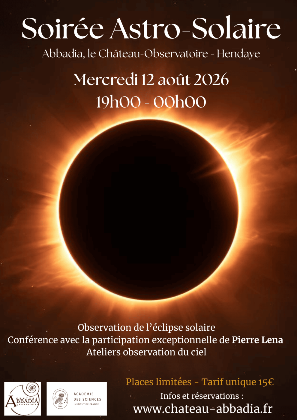 Soirée Astro Solaire - Observation de l'éclipse solaire — visuel événement
