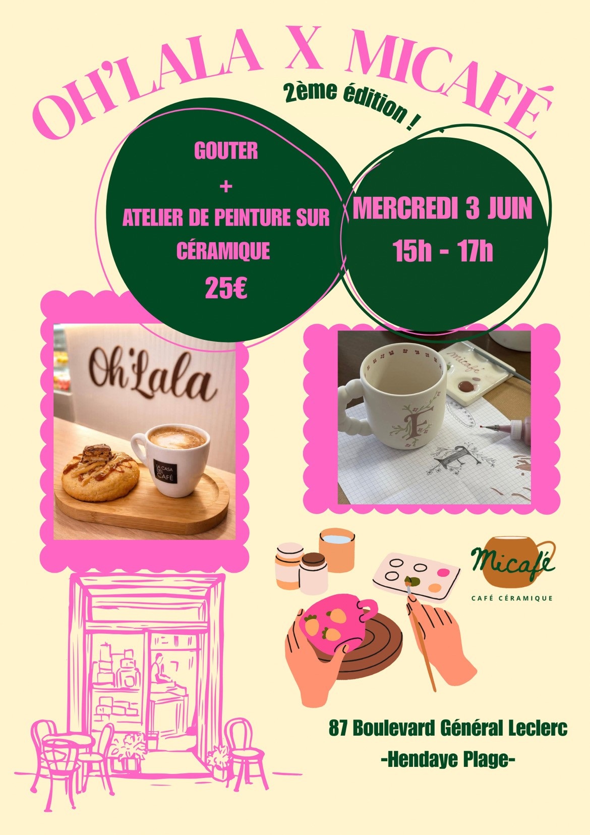 Oh'lala X Micafé - 2ème édition — visuel événement