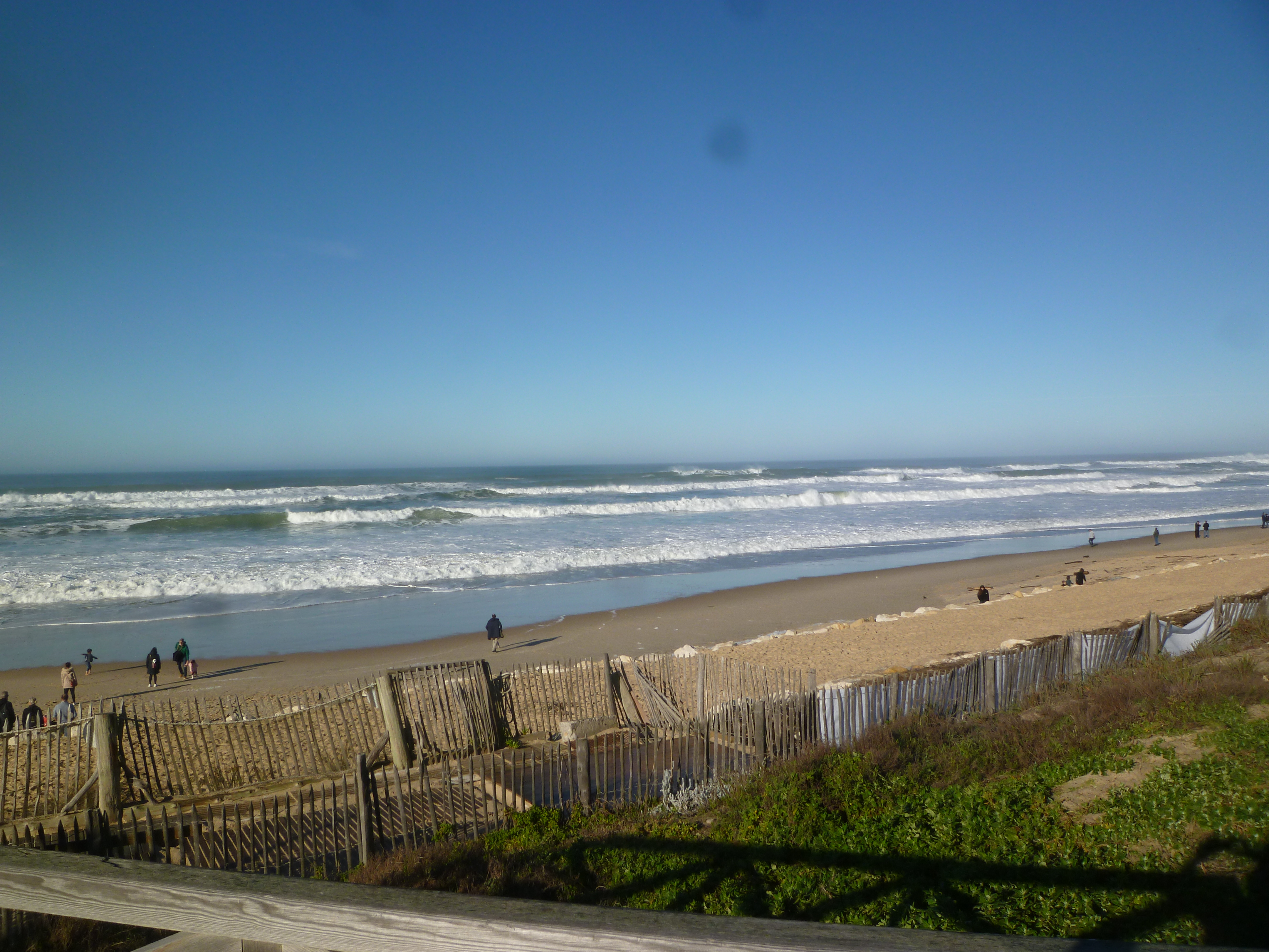 Balade à roulettes : Lacanau centre