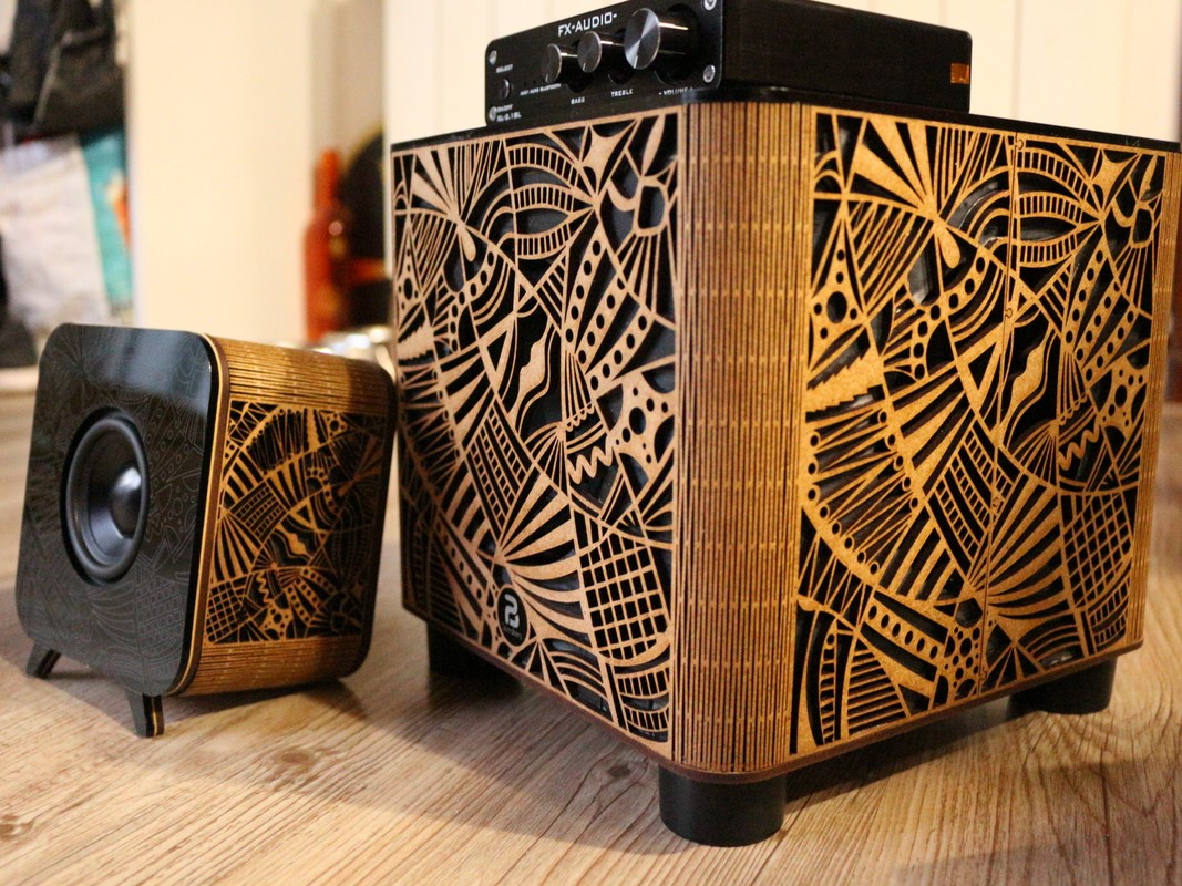 PB-Speakers - Création d'enceintes audio design bois bluetooth — photo 2