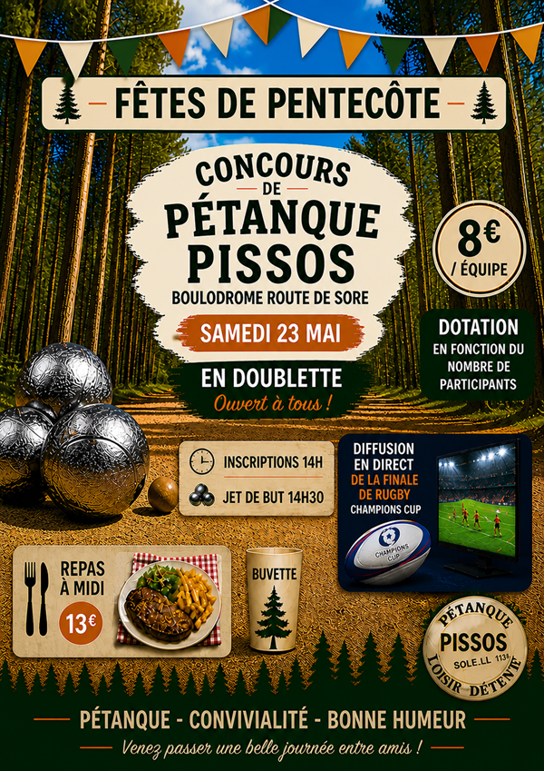 Concours de Pétanque Pissos