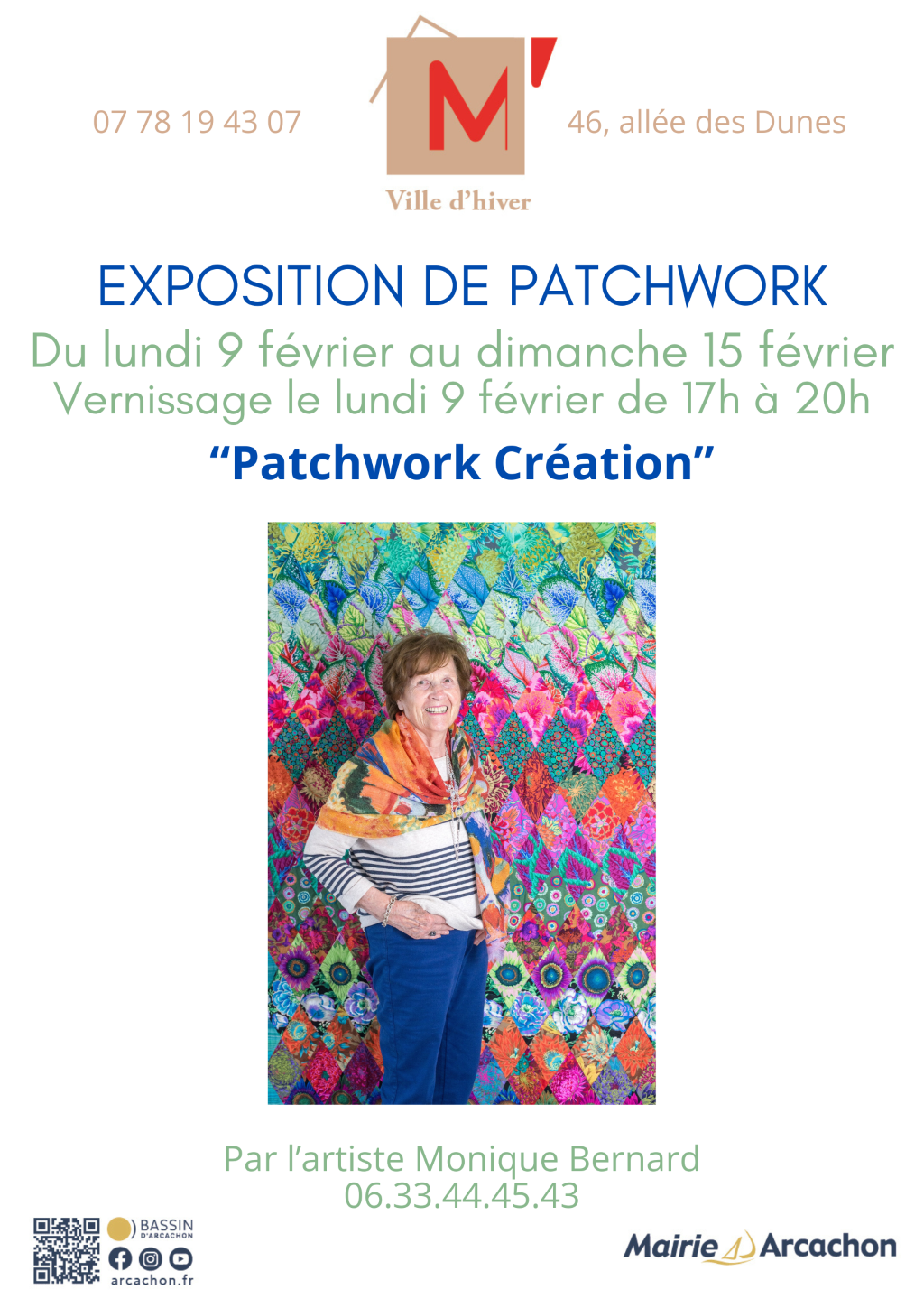 Exposition "Patchwork Création" - M' La Ville d'Hiver