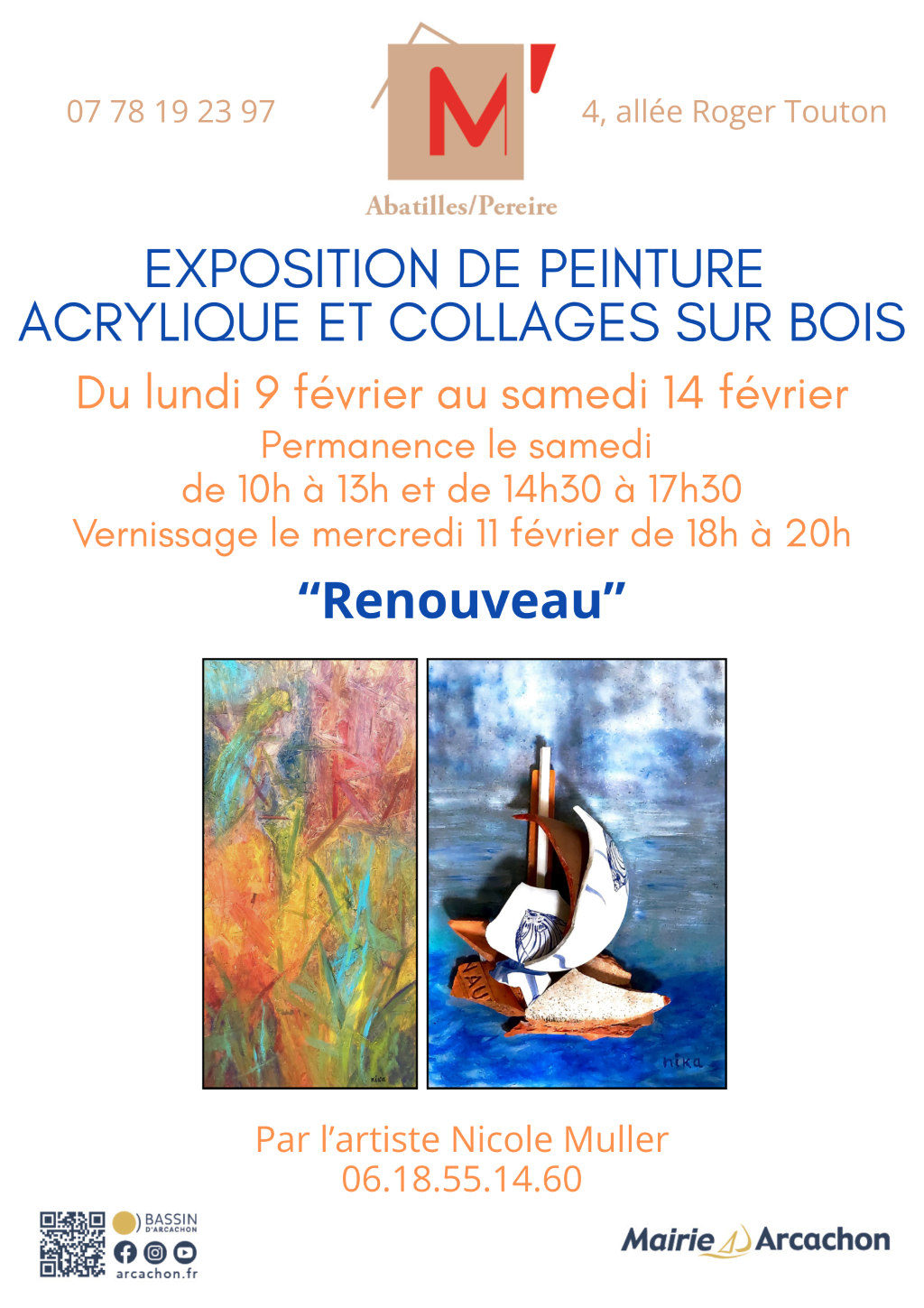 Exposition "Renouveau" - M' Les Abatilles / Pereire