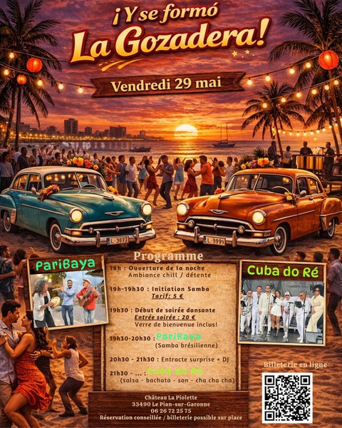 Soirée festive Cubaine et Brésilienne