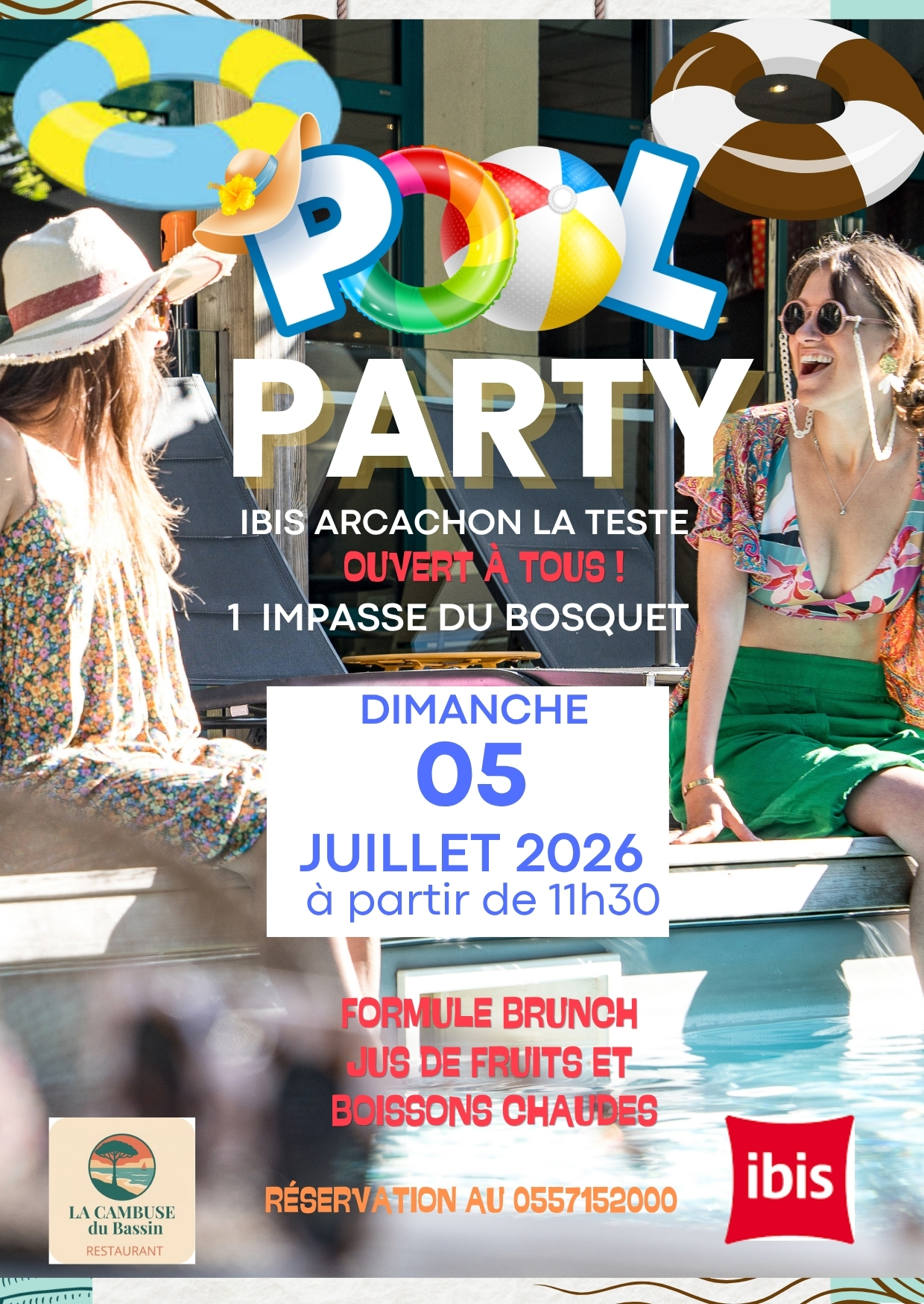 Brunch pool party