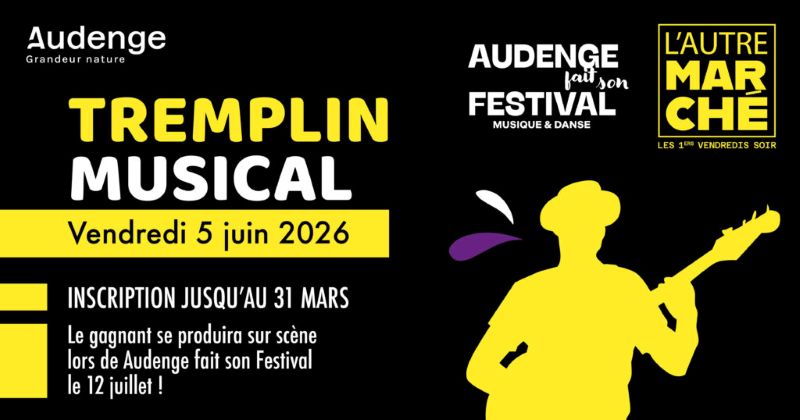 Inscription tremplin musical d'Audenge 2026