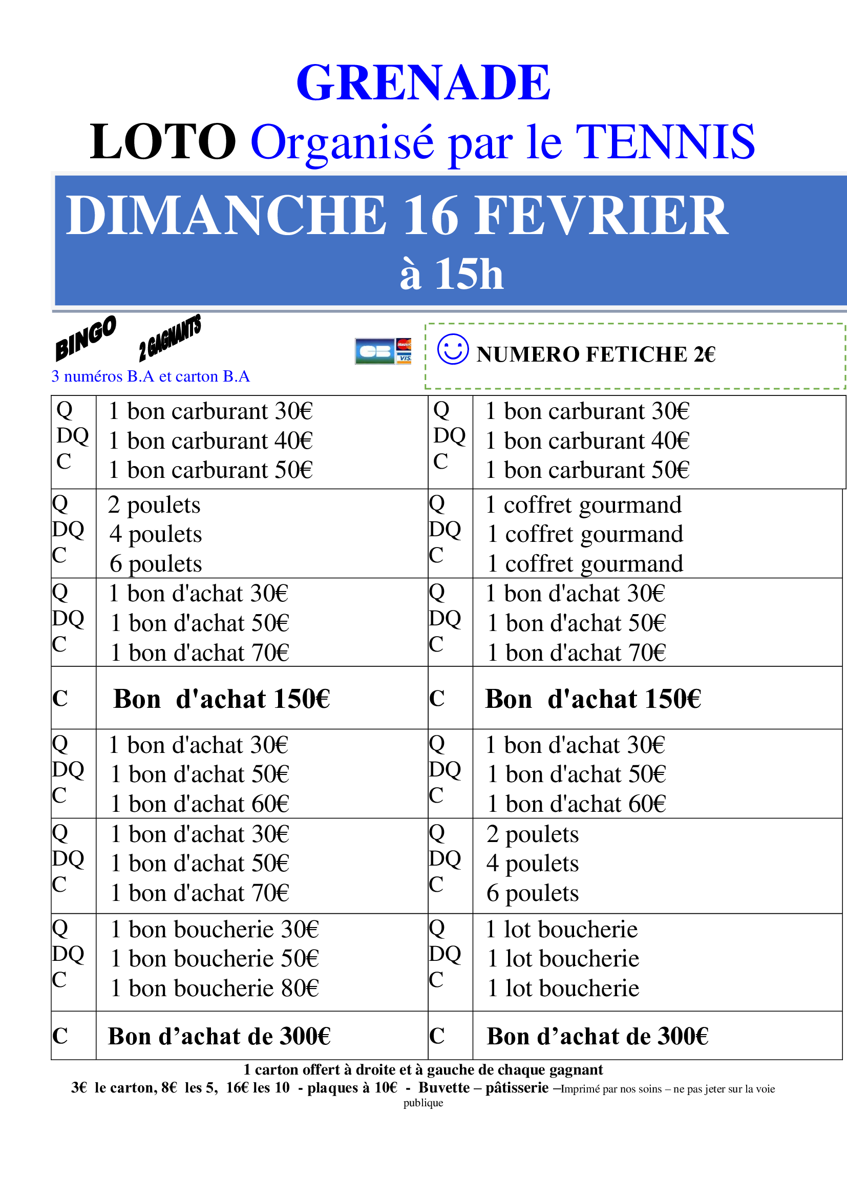 Loto du Tennis