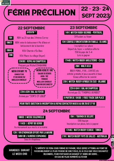 Fête Précilhon