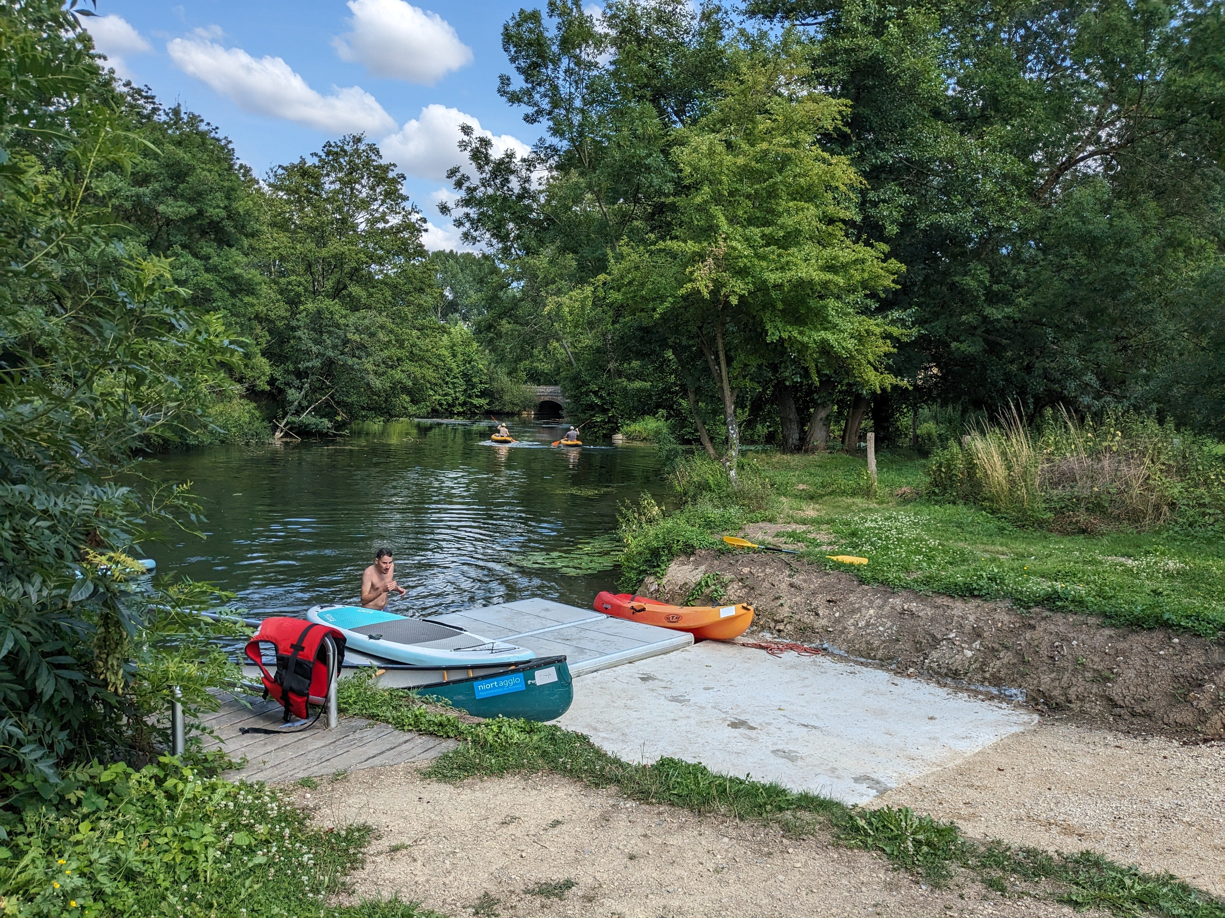 Aire de pique-nique à Saint-Gelais