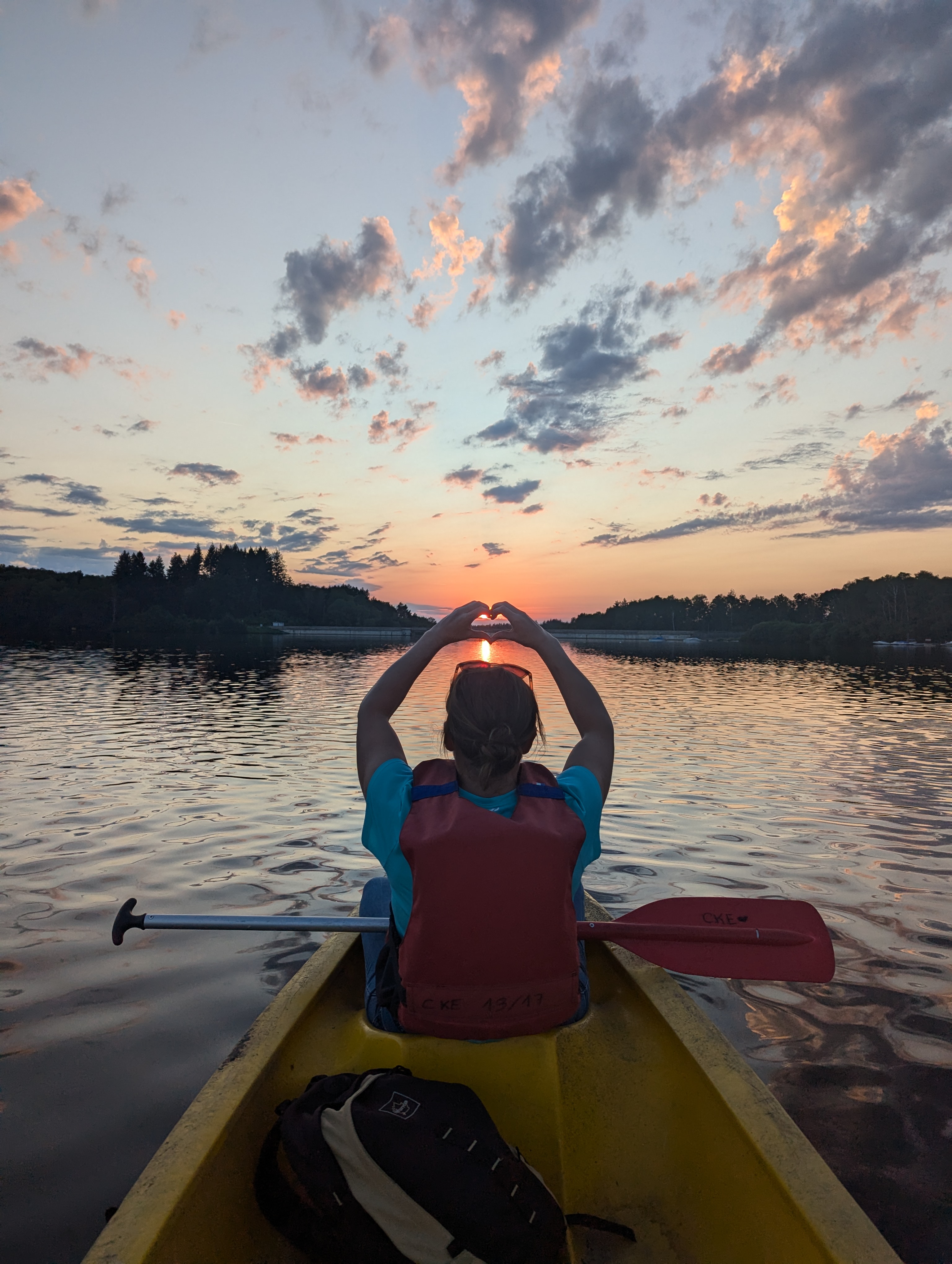 Canoë coucher de soleil Auphelle - photo 2