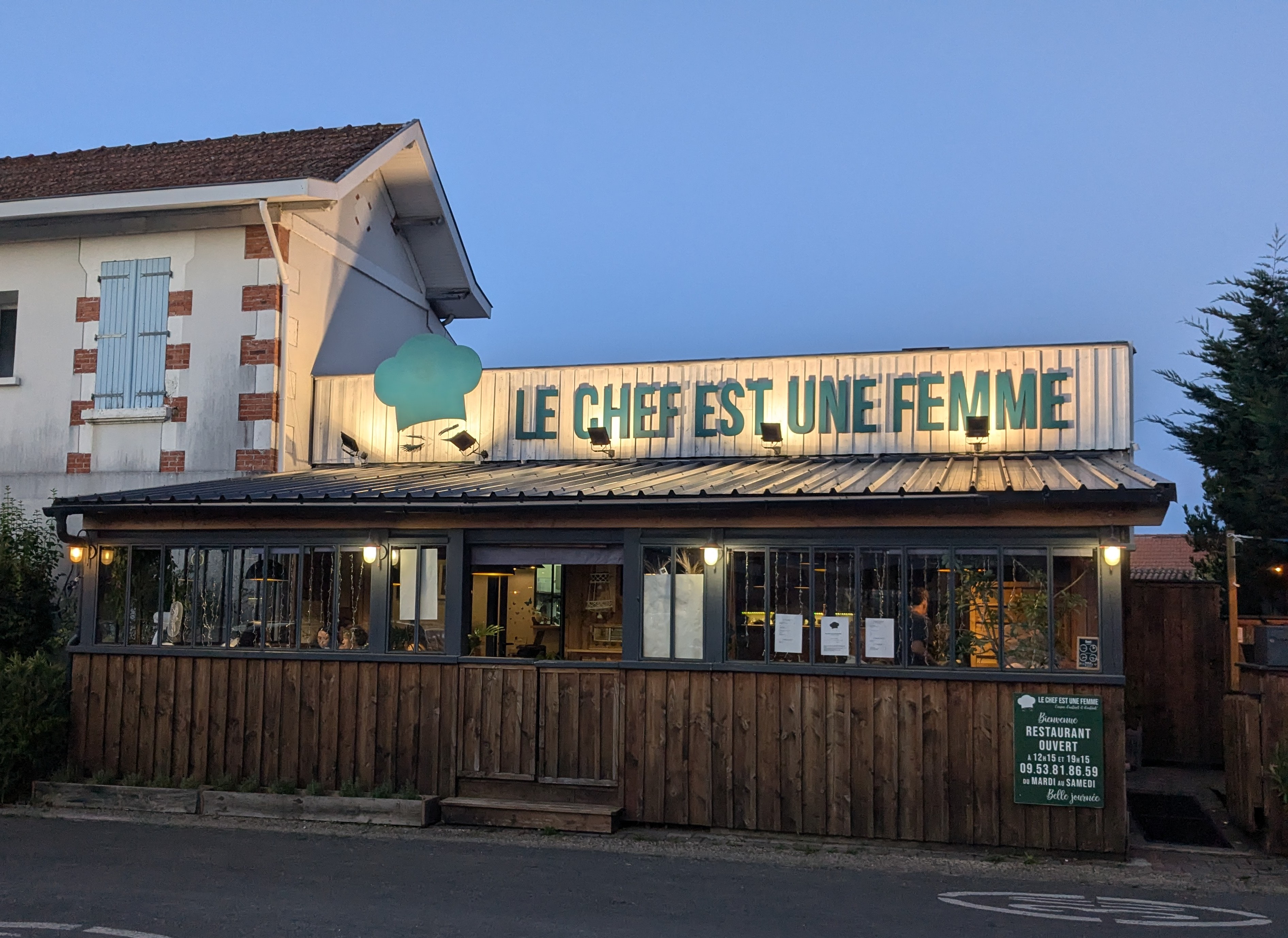 Le Chef est une femme