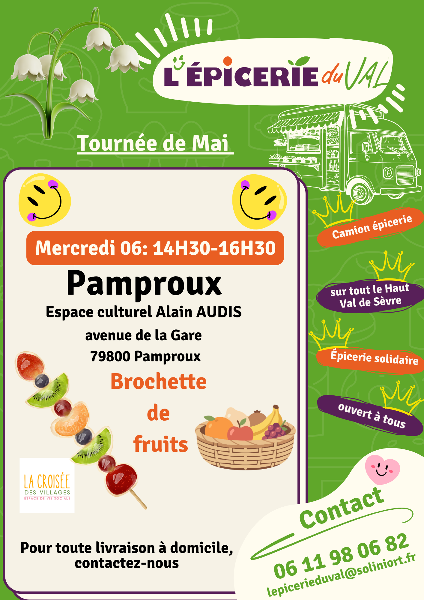 Tournée de l'Epicerie du Val à Pamproux — visuel événement