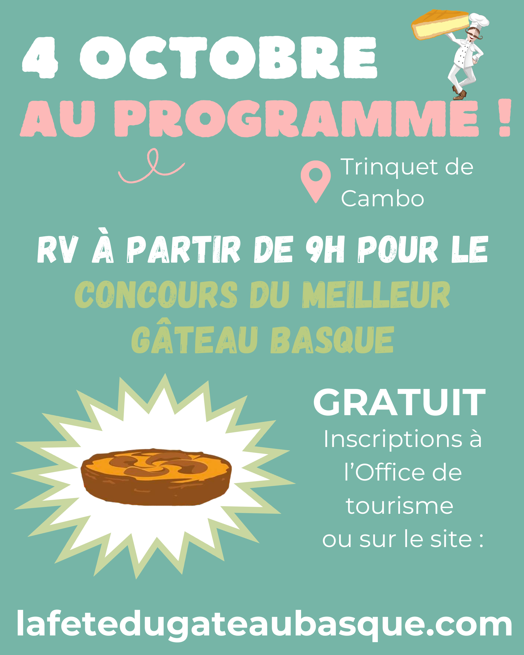 Concours du meilleur gâteau basque : Jeunes professionnels de moins de 20 ans