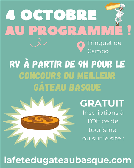Concours du meilleur gâteau basque : Jeunes professionnels de moins de 20 ans