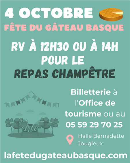 Repas champêtre de la Fête du gâteau basque
