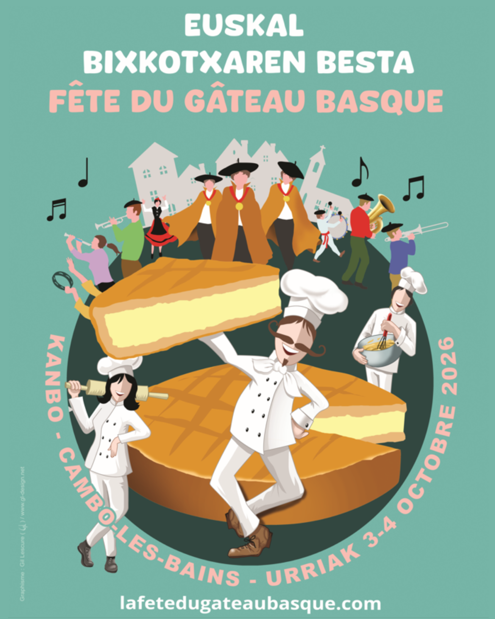 23ème édition de la fête du Gâteau basque et 17ème chapitre de la confrérie