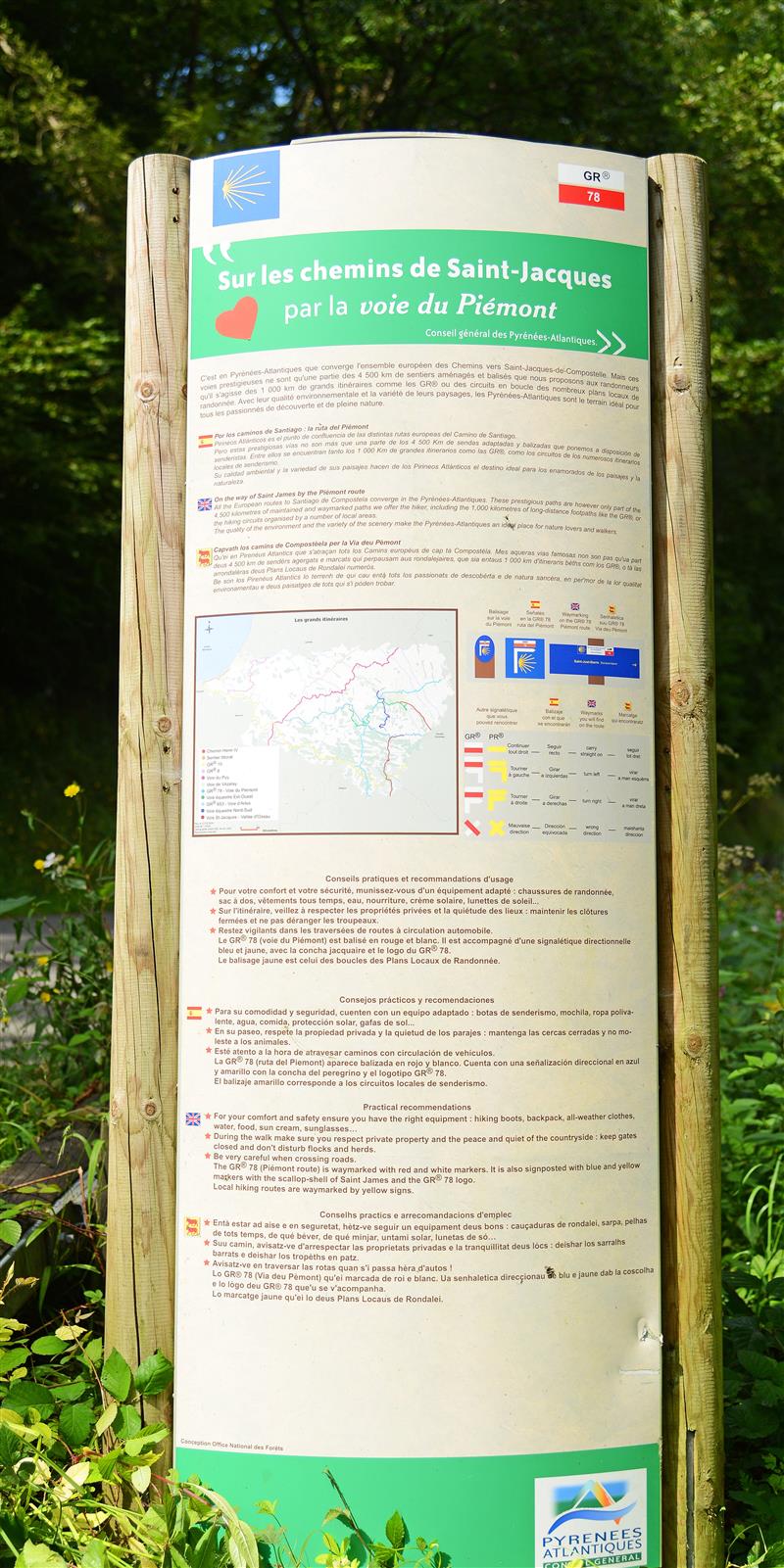 GR 78 De Buzy à Oloron-Sainte-Marie