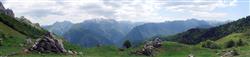 Panorama depuis la cabane