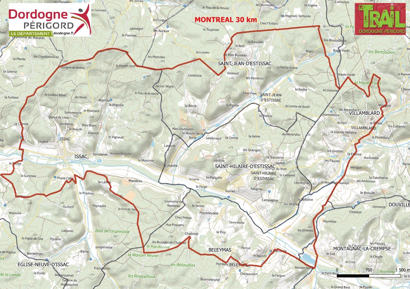 Trail de Villamblard- Parcours La virada de Montréal 30 km, Villamblard - photo 2