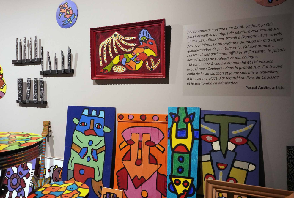 Pascal Audin, atelier et collections