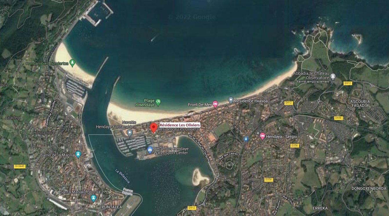 Résidence Les Oliviers T4 n°2 pour 6 pers , Marthe LACQUEMANT, Hendaye