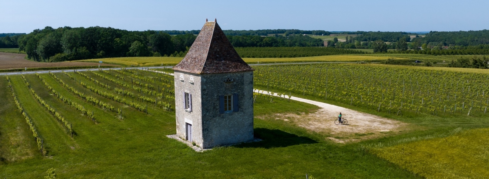 Point de vue du pigeonnier Jean de Blanc, Saint-Astier