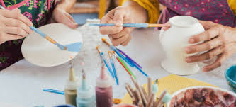Atelier de peinture sur céramique — visuel événement