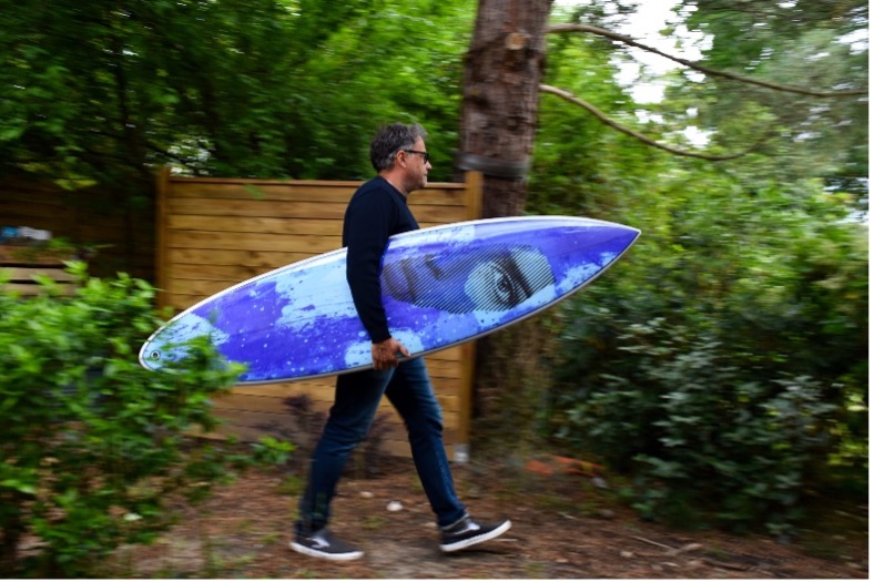 Atelier "Custom SurfArt" by Peïo Artist, le "peintre des surfeurs" 2