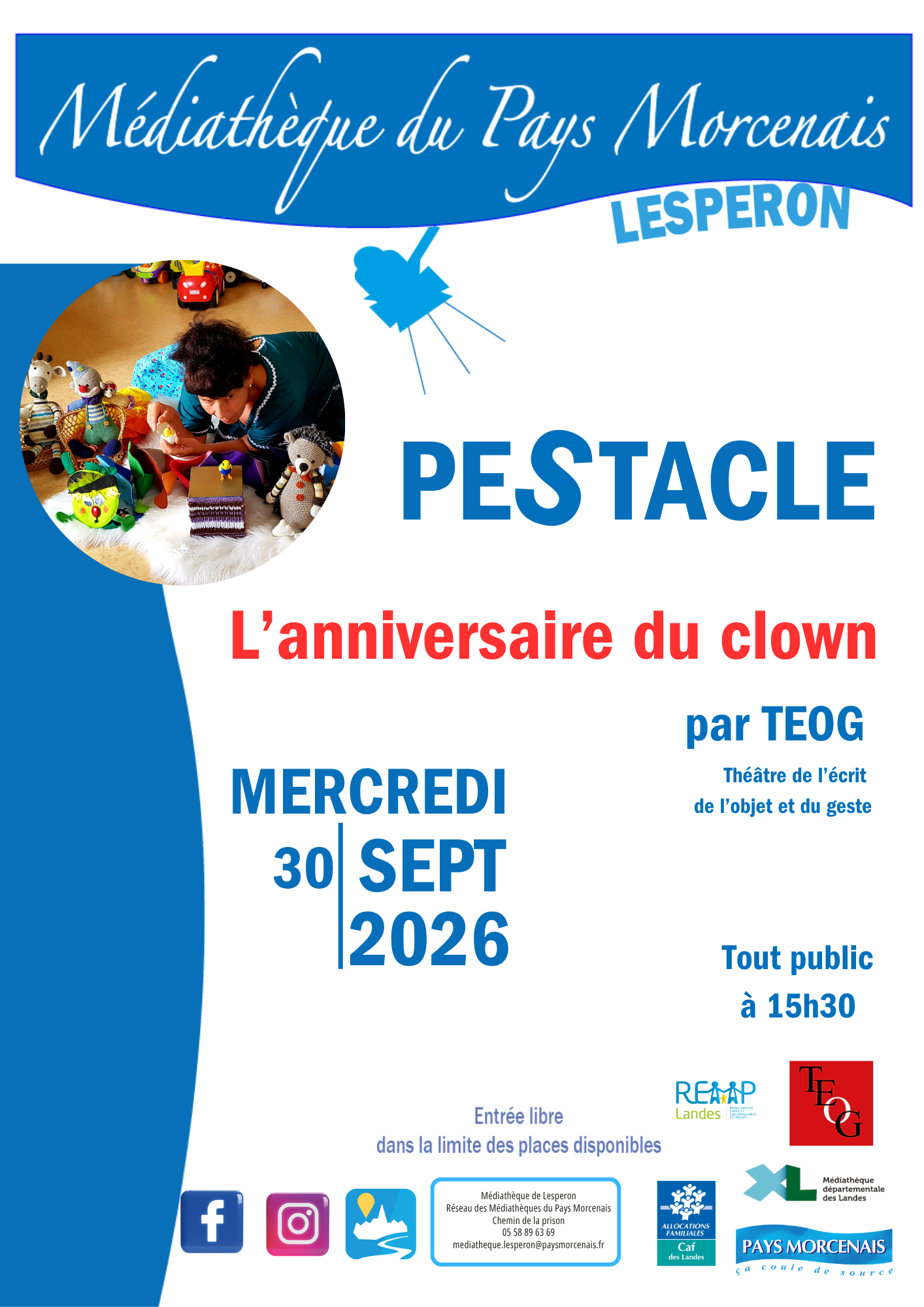 Pestacle - l'anniversaire du clown