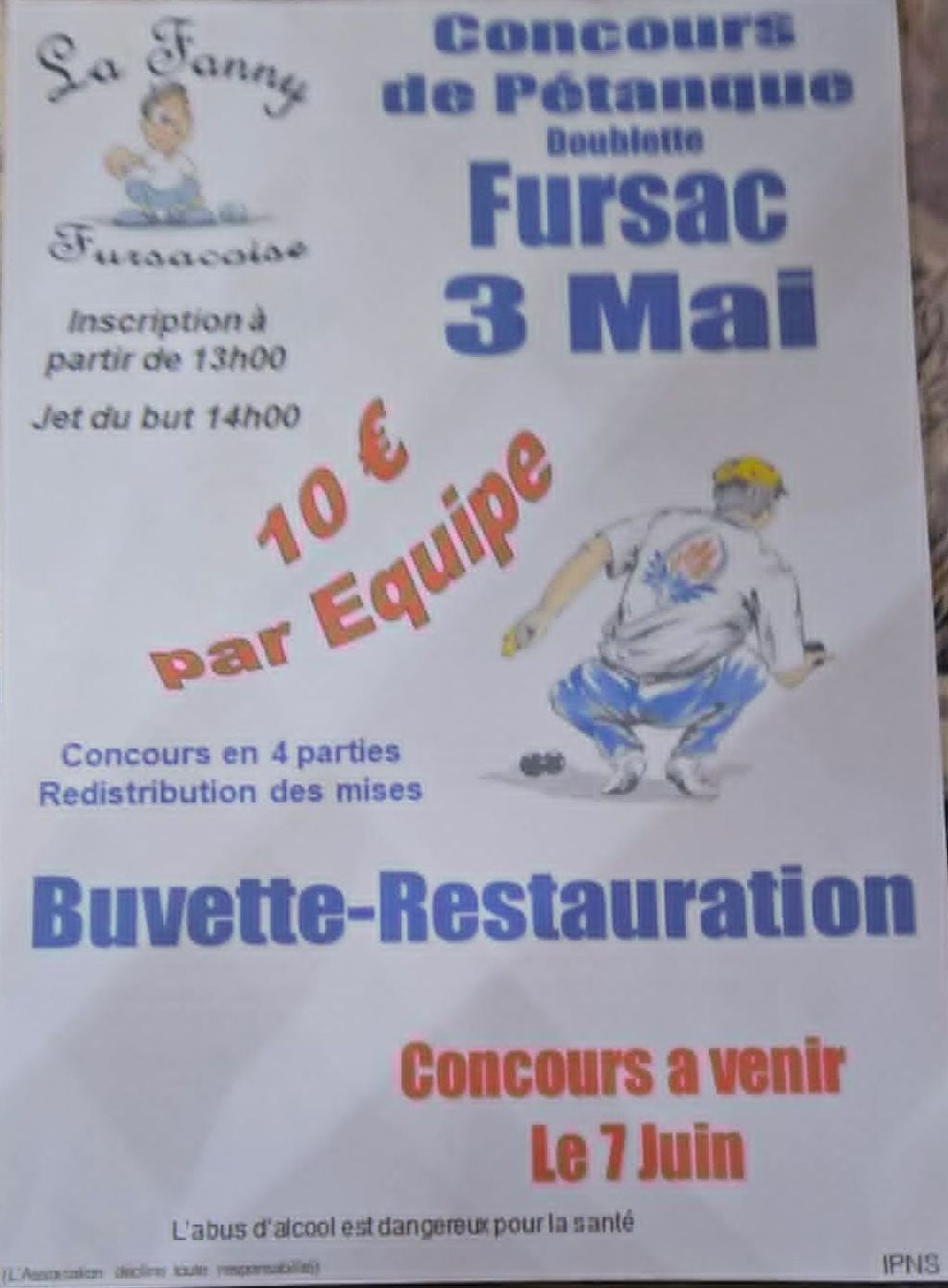 Concours de Pétanque — visuel événement