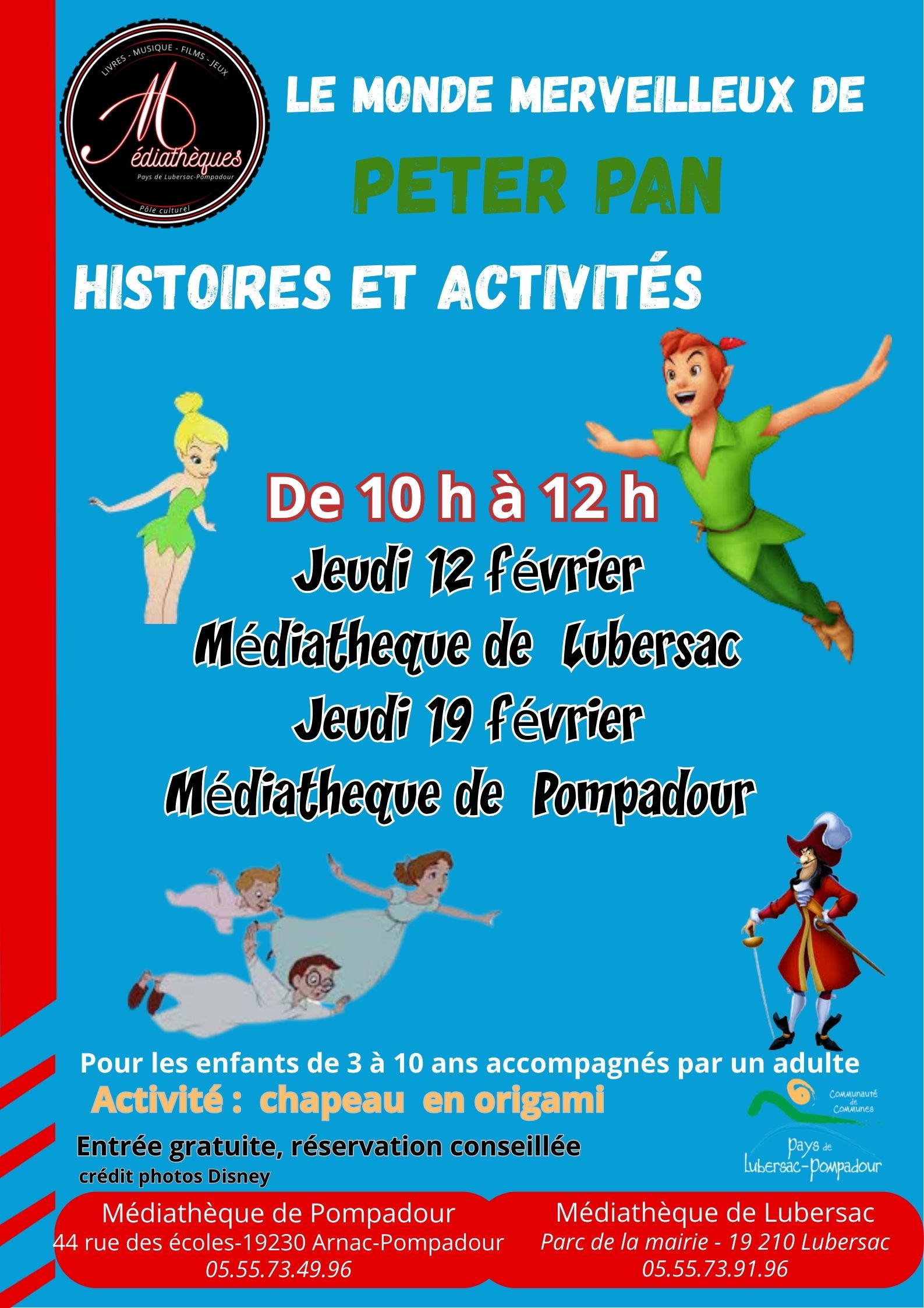 Histoire et activités : Le monde merveilleux de Peter Pan