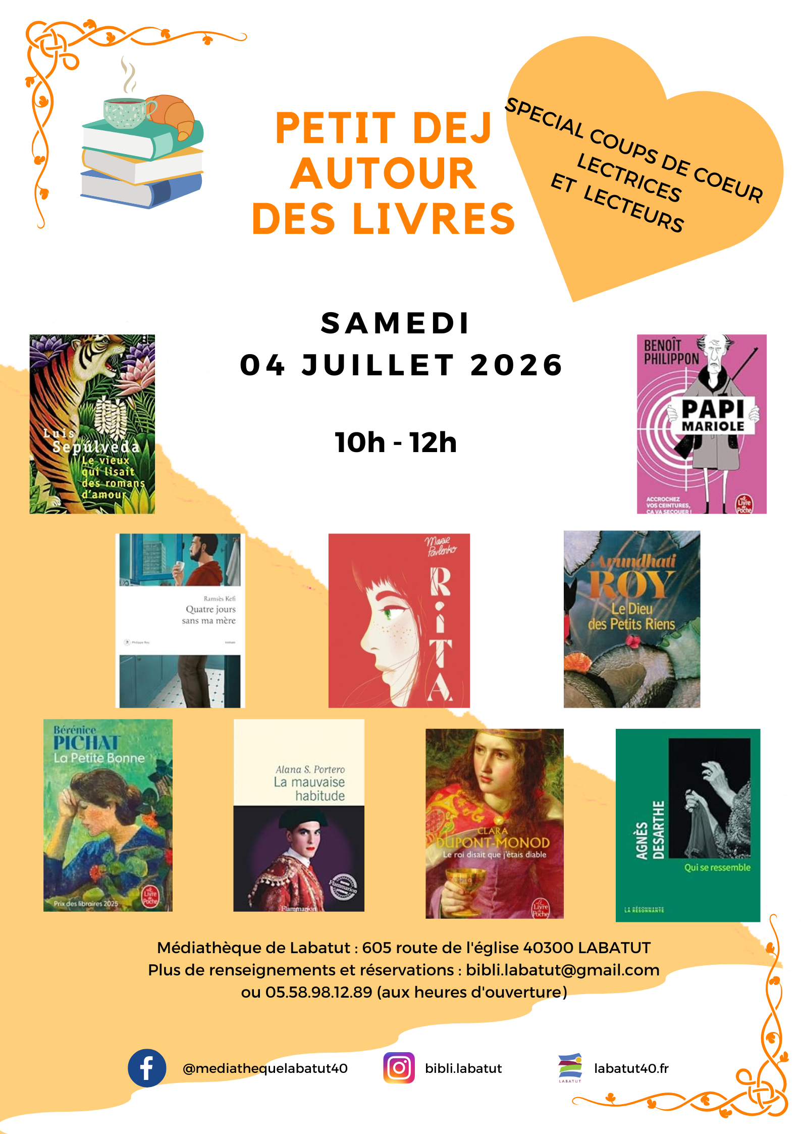Rendez-vous des lecteurs — visuel événement