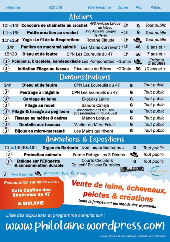 Fête de la laine "Philolaine", Lamontjoie - photo 2
