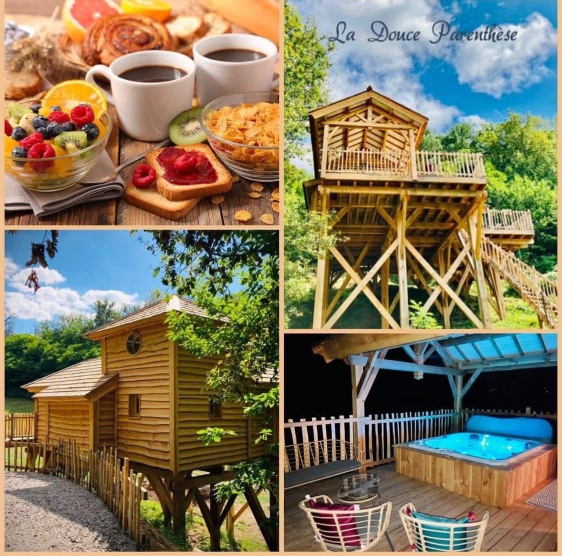 Cabane perchée La Douce parenthèse