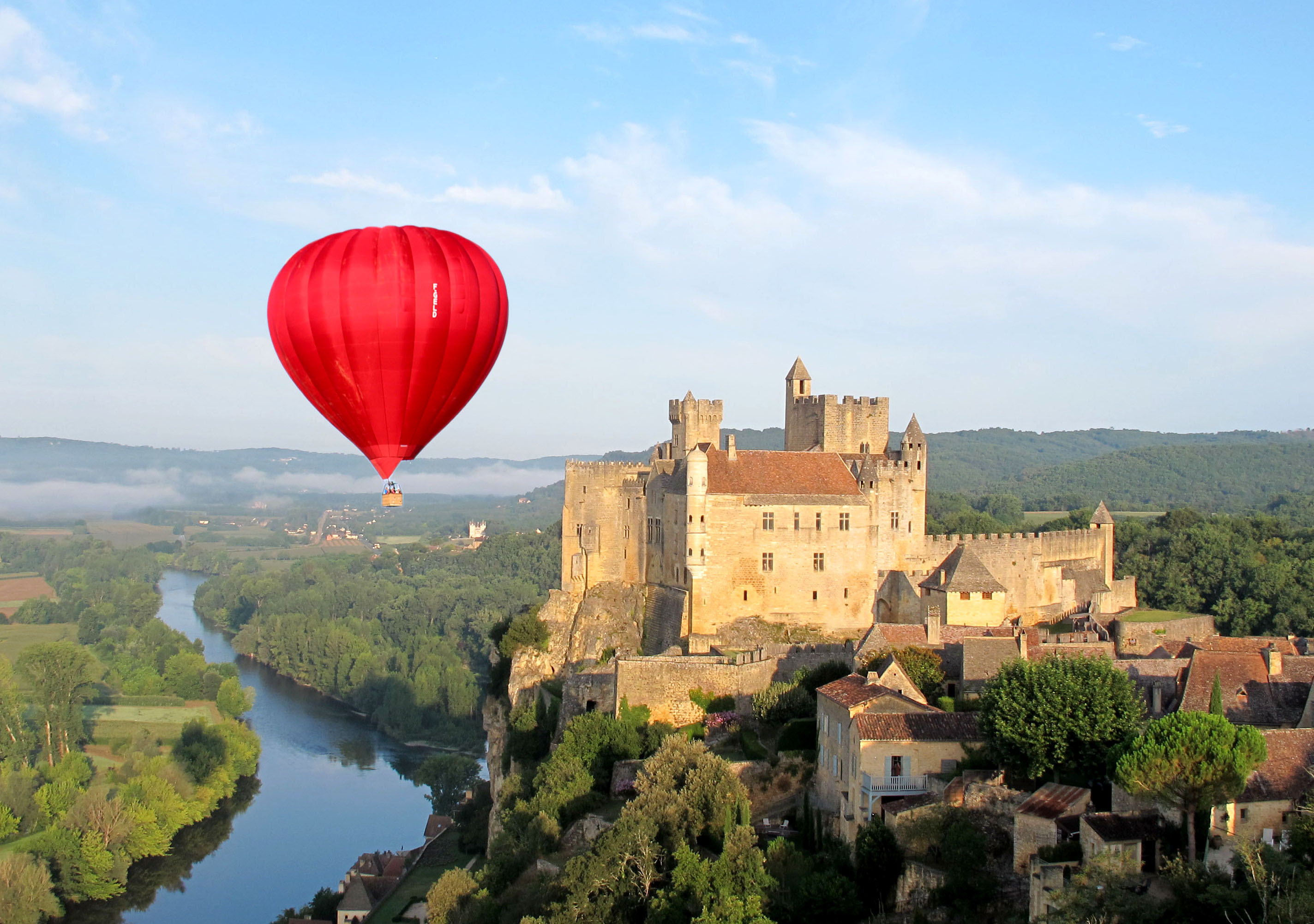 Montgolfière et Châteaux