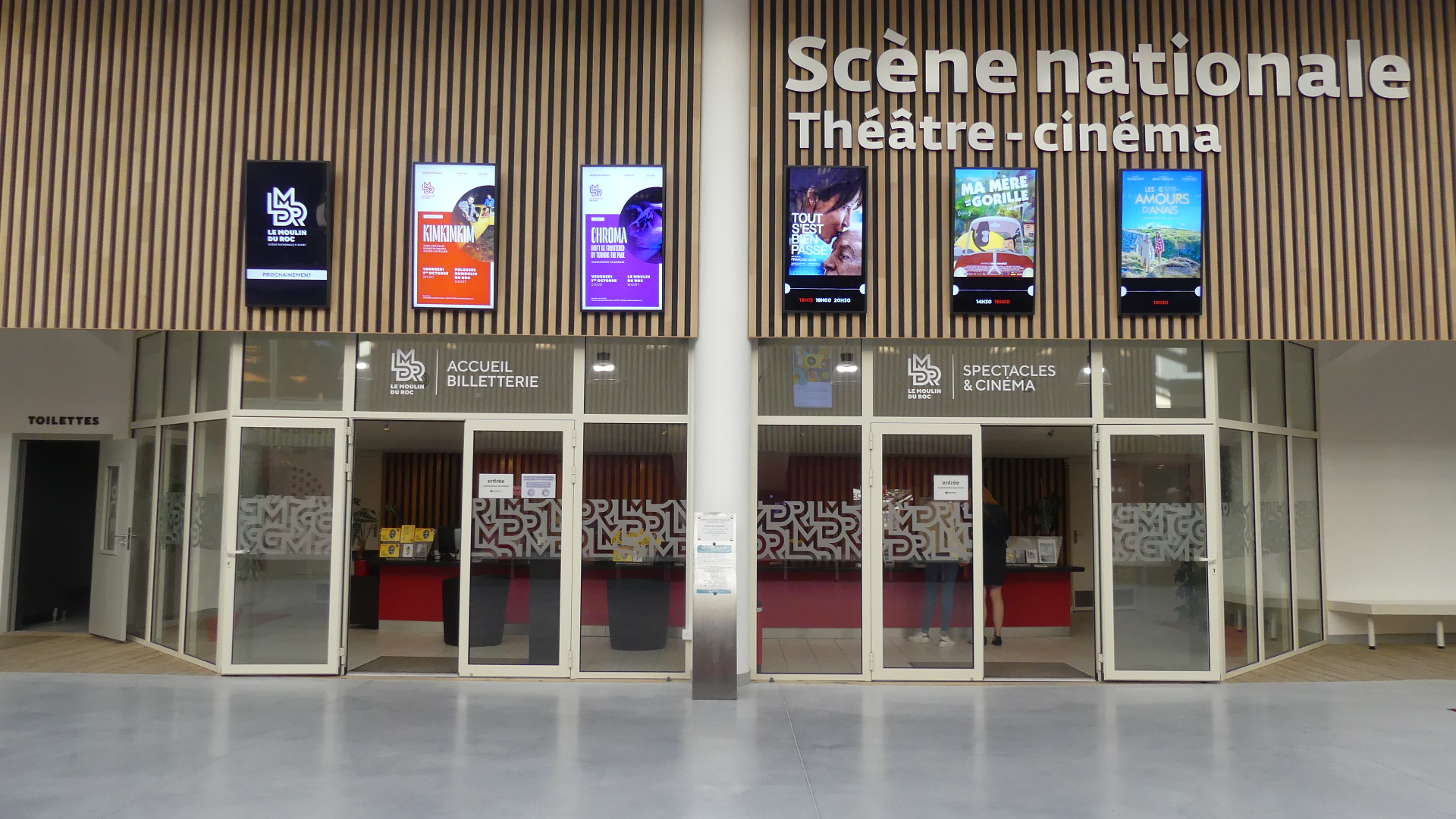 Le "Moulin du Roc", Scène nationale et cinéma à Niort