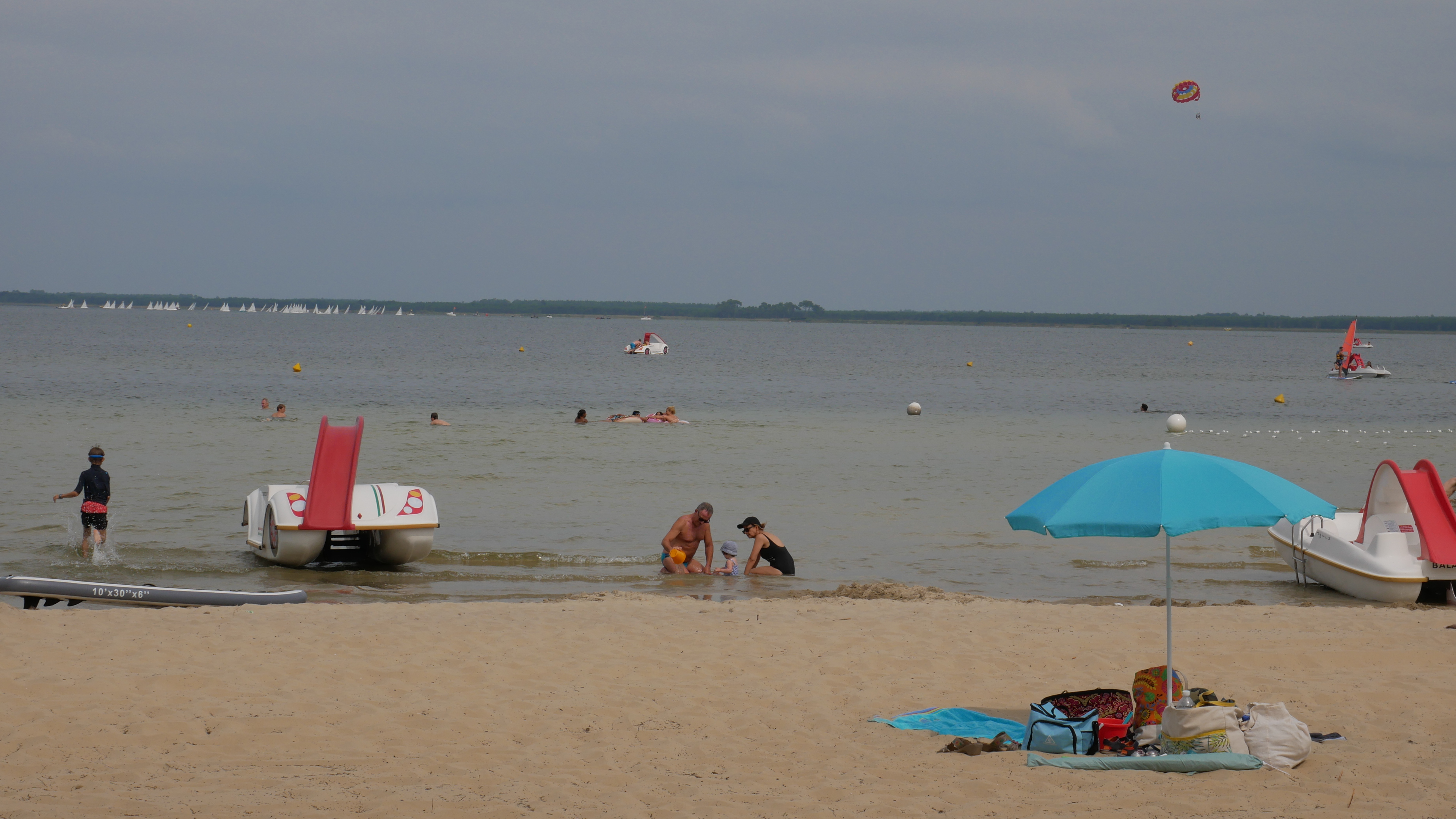 Plage surveillée de Maubuisson, Carcans